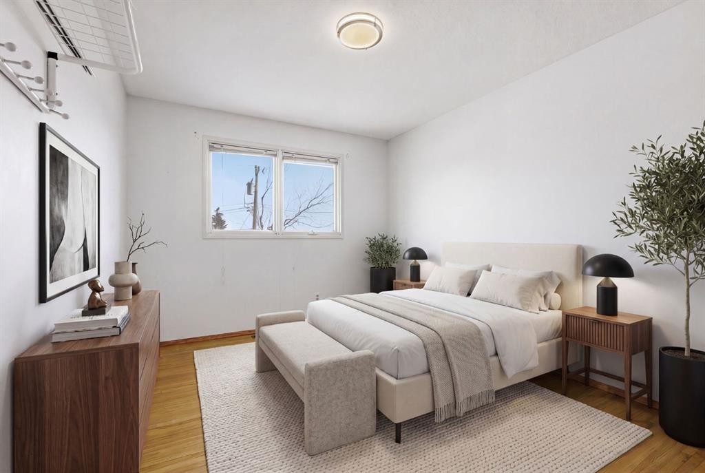 5044 Norris Road Nw, Calgary, AB - Indoor Photo Showing Bedroom