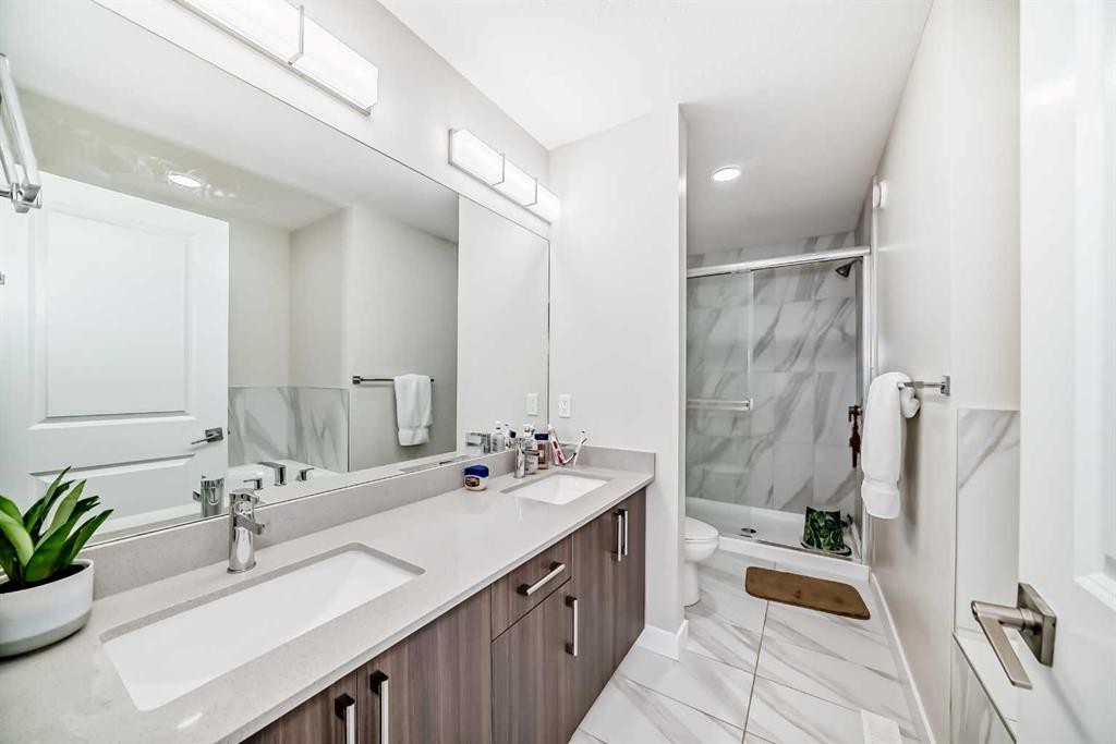 3654 Cornerstone Boulevard Ne, Calgary, AB - Indoor Photo Showing Bathroom