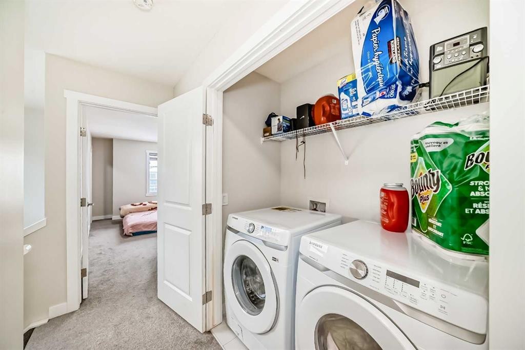 3654 Cornerstone Boulevard Ne, Calgary, AB - Indoor Photo Showing Laundry Room