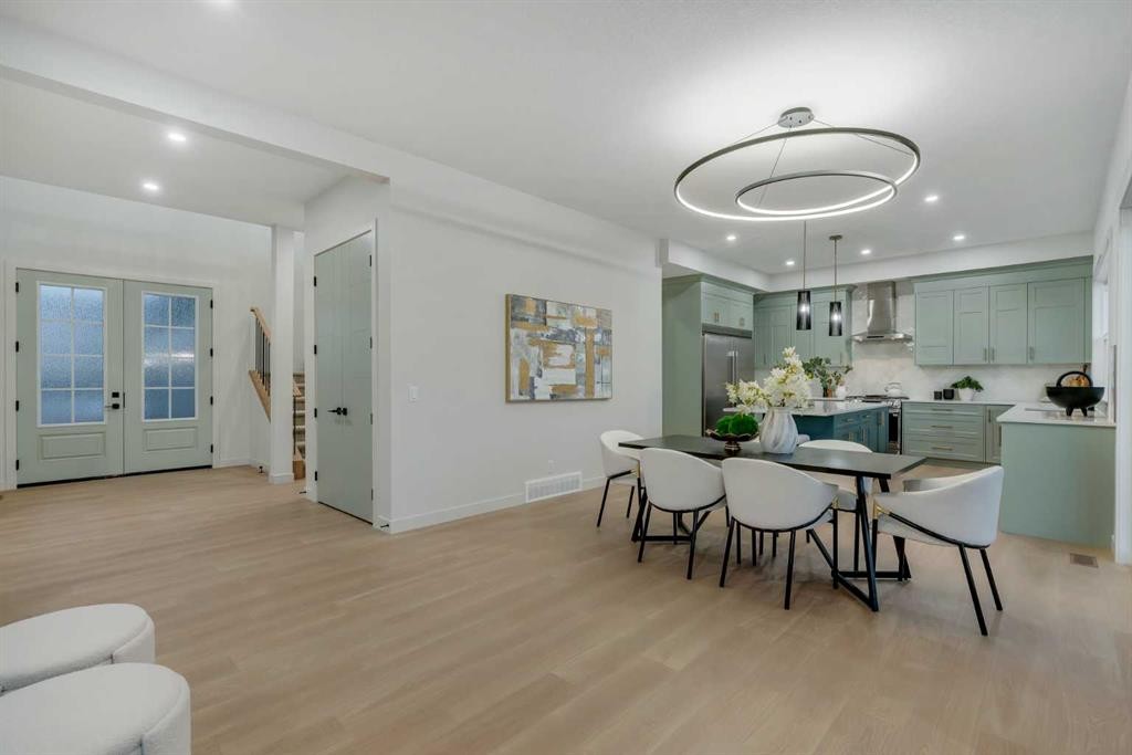 341 Limestone Bay, Balzac, AB - Indoor Photo Showing Dining Room