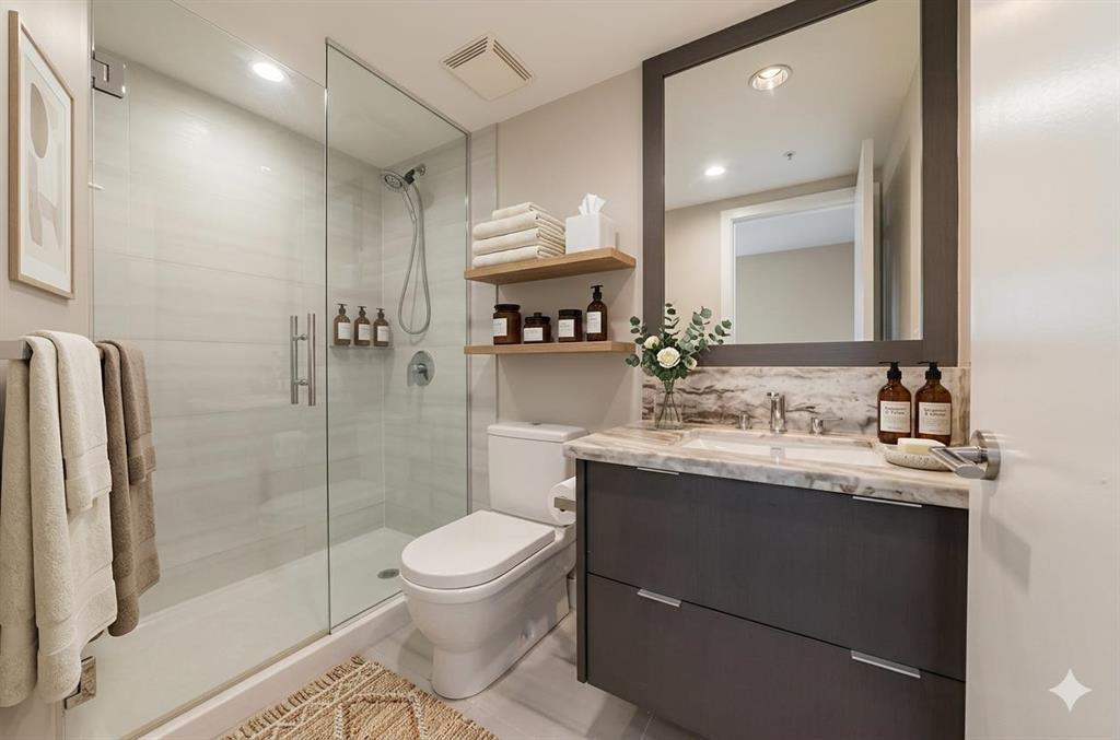 554 Riverfront Lane Se, Calgary, AB - Indoor Photo Showing Bathroom
