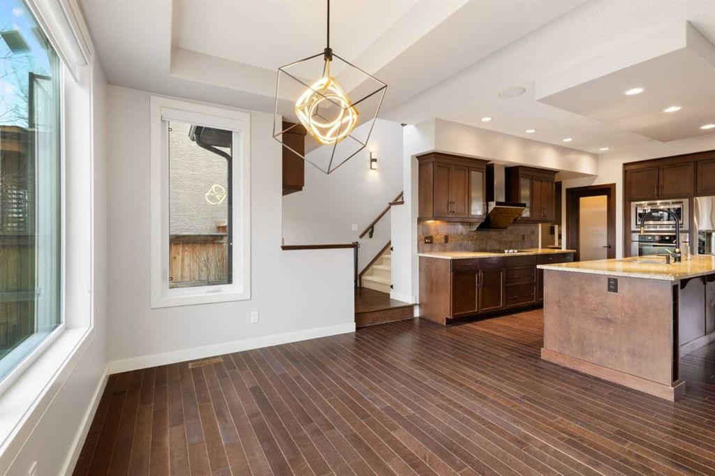 13 Sage Hill Landing Nw, Calgary, AB - Indoor Photo Showing Kitchen With Stainless Steel Kitchen With Upgraded Kitchen