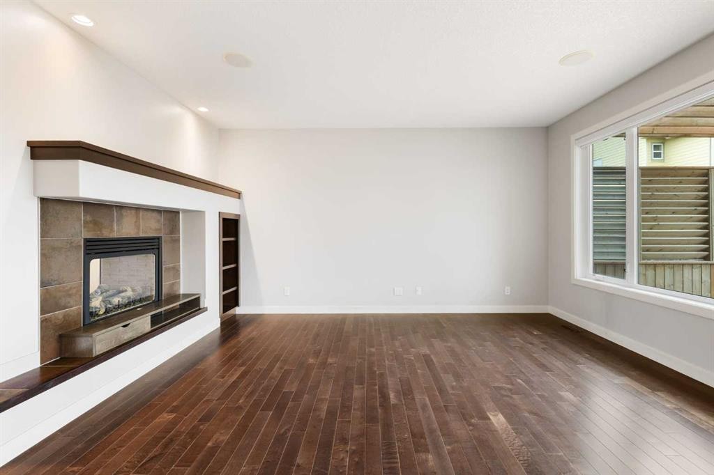 13 Sage Hill Landing Nw, Calgary, AB - Indoor With Fireplace