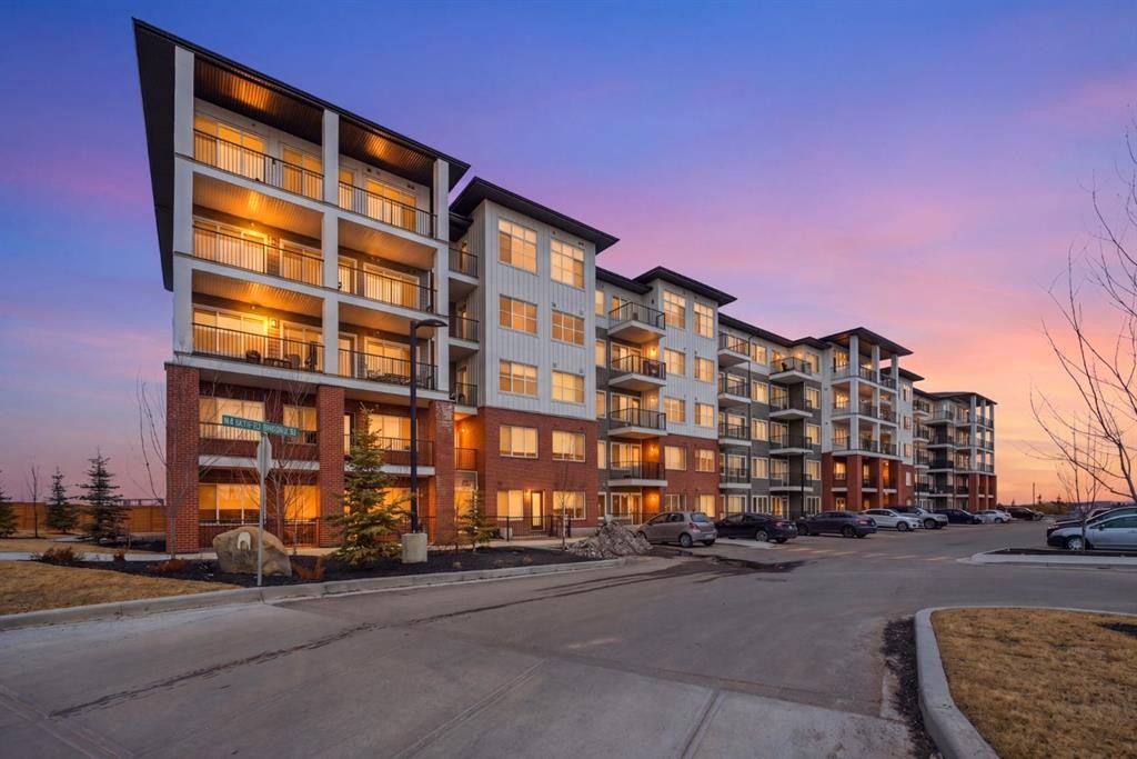 2304-44 Skyview Parkway, Calgary, AB - Outdoor With Balcony With Facade