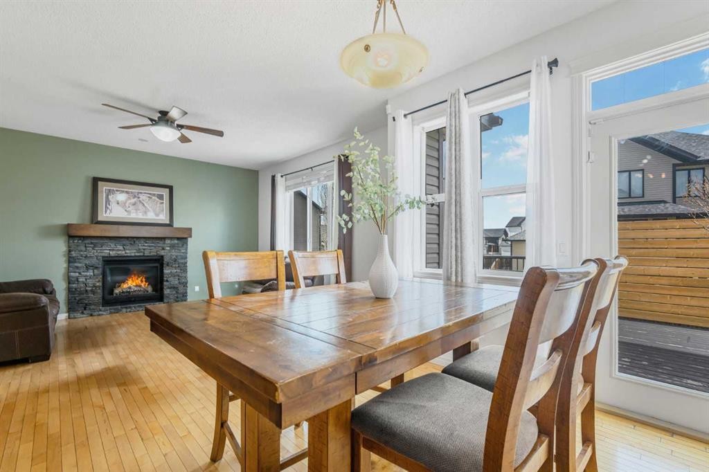 76 Heritage Hill, Cochrane, AB - Indoor With Fireplace