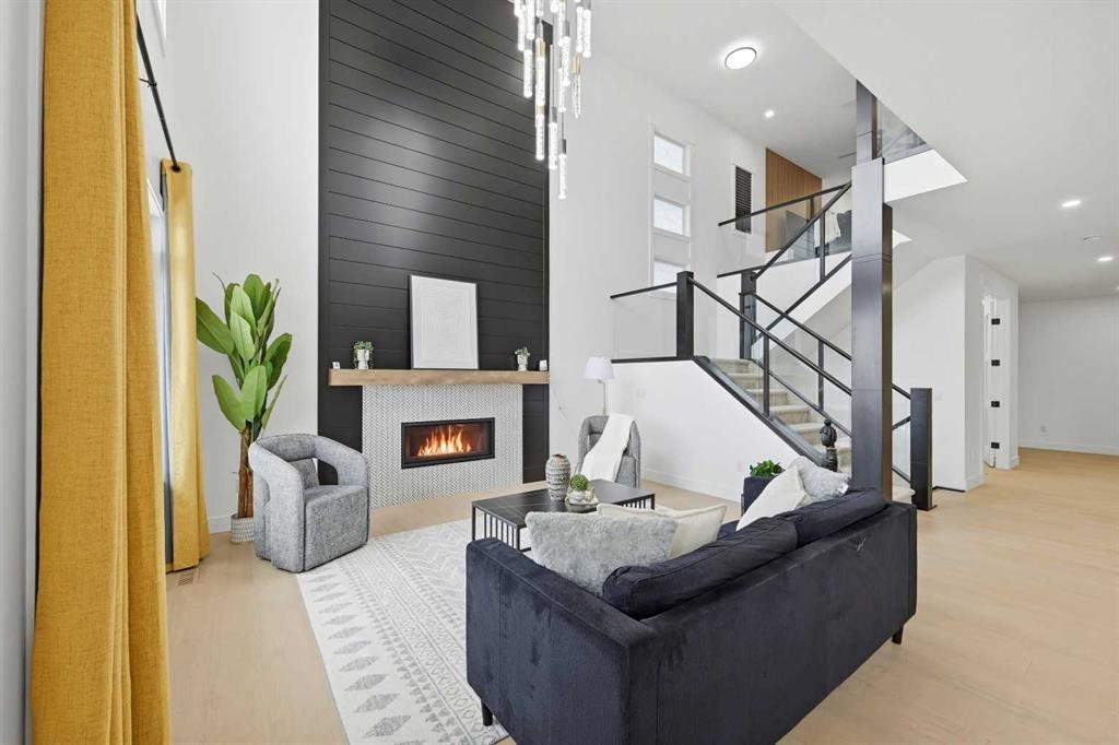 180 South Shore, Chestermere, AB - Indoor With Fireplace