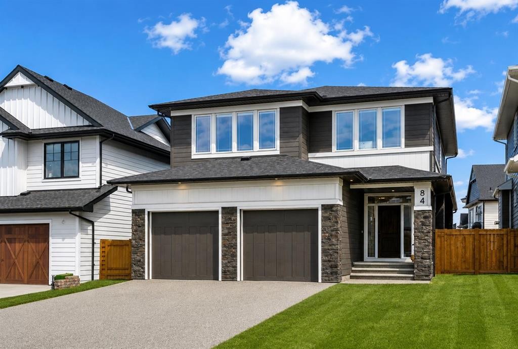 84 Saltsage Heath, Rural Rocky View County, AB - Outdoor With Facade