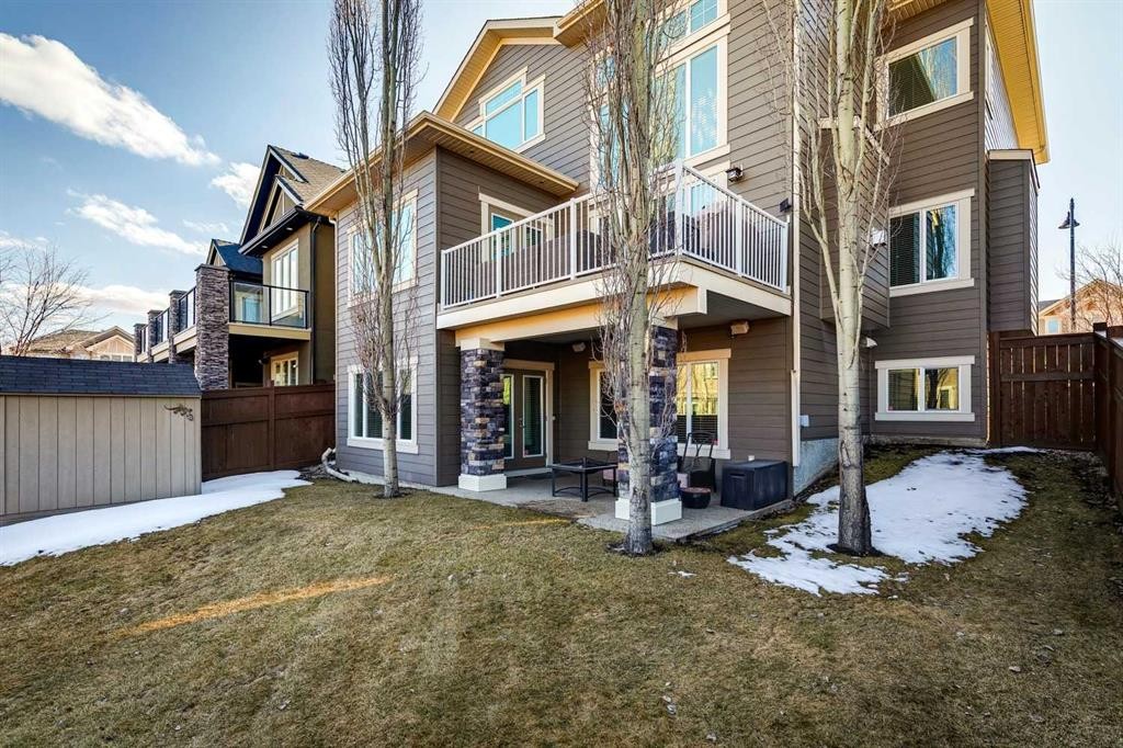 44 Aspen Summit Drive Sw, Calgary, AB - Outdoor With Deck Patio Veranda