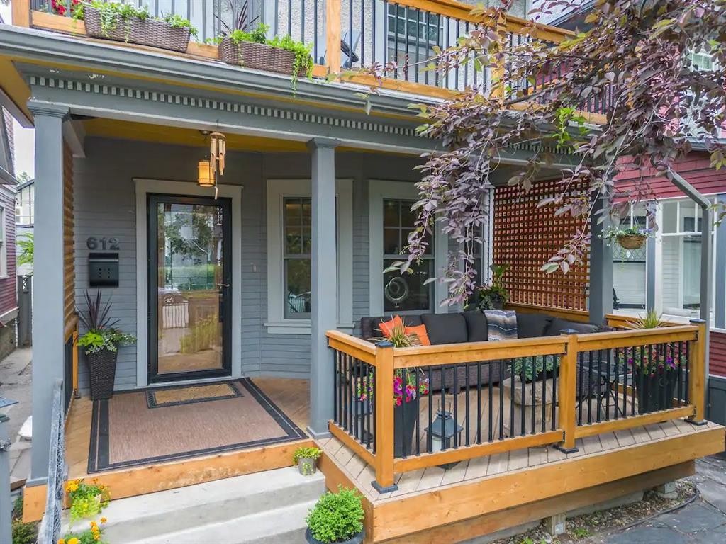 612 23 Avenue Sw, Calgary, AB - Outdoor With Deck Patio Veranda