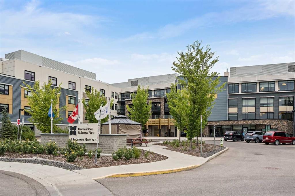 203-445 Redstone Walk Ne, Calgary, AB - Outdoor With Facade