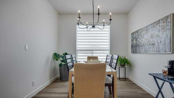 B-10 Evergreen Way, Red Deer, AB - Indoor Photo Showing Dining Room