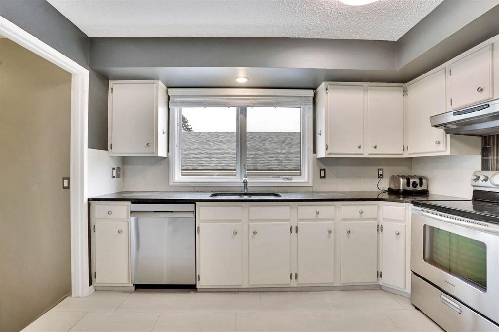 436 Huntley Way Ne, Calgary, AB - Indoor Photo Showing Kitchen With Double Sink