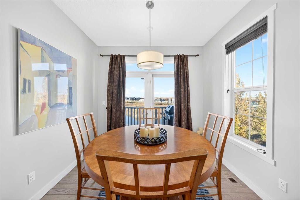 503 Nolanfield Villas Nw, Calgary, AB - Indoor Photo Showing Dining Room