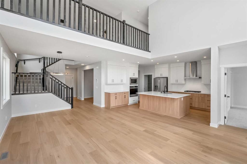 83 Dawson Wharf Mount, Chestermere, AB - Indoor Photo Showing Kitchen