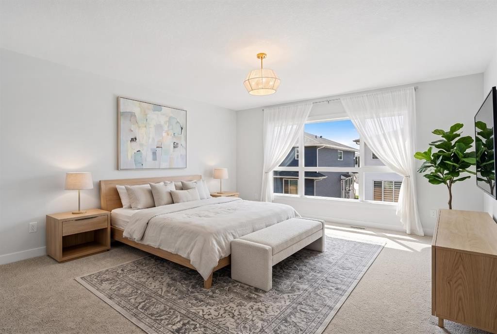 83 Dawson Wharf Mount, Chestermere, AB - Indoor Photo Showing Bedroom