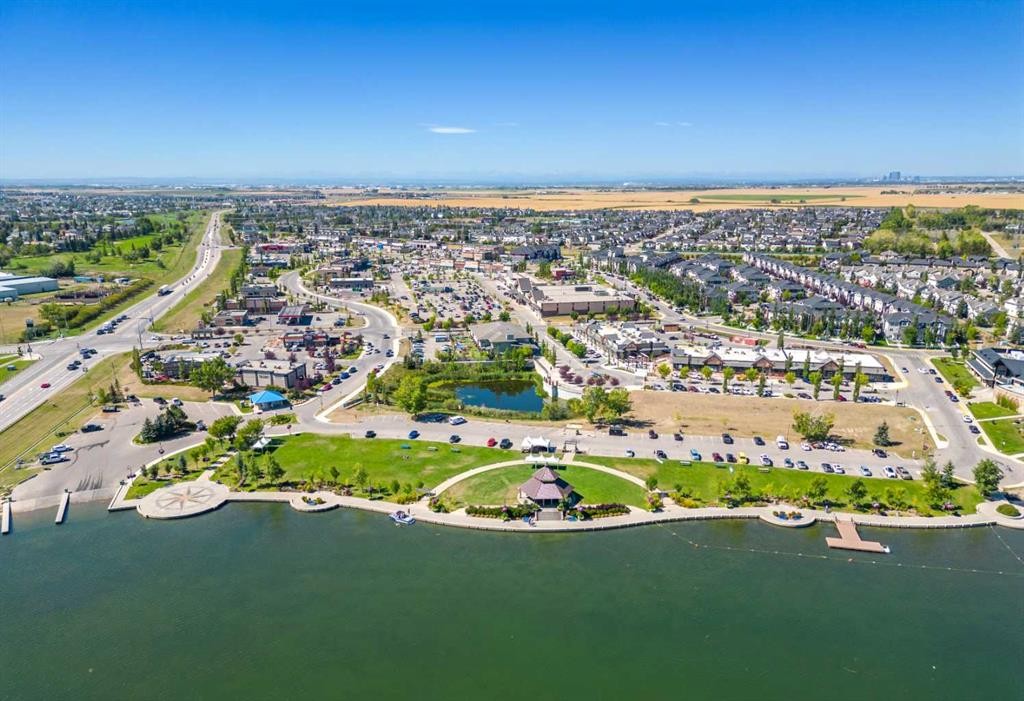 83 Dawson Wharf Mount, Chestermere, AB - Outdoor With Body Of Water With View