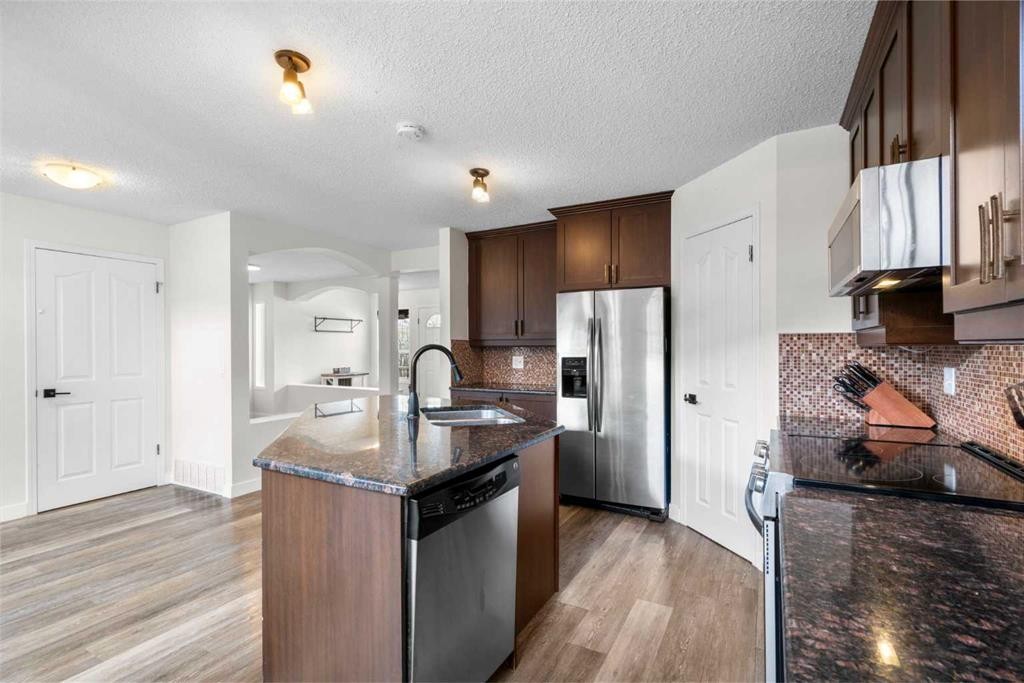 176 Douglas Ridge Green Se, Calgary, AB - Indoor Photo Showing Kitchen With Stainless Steel Kitchen With Upgraded Kitchen