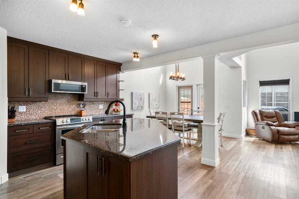 176 Douglas Ridge Green Se, Calgary, AB - Indoor Photo Showing Kitchen With Upgraded Kitchen
