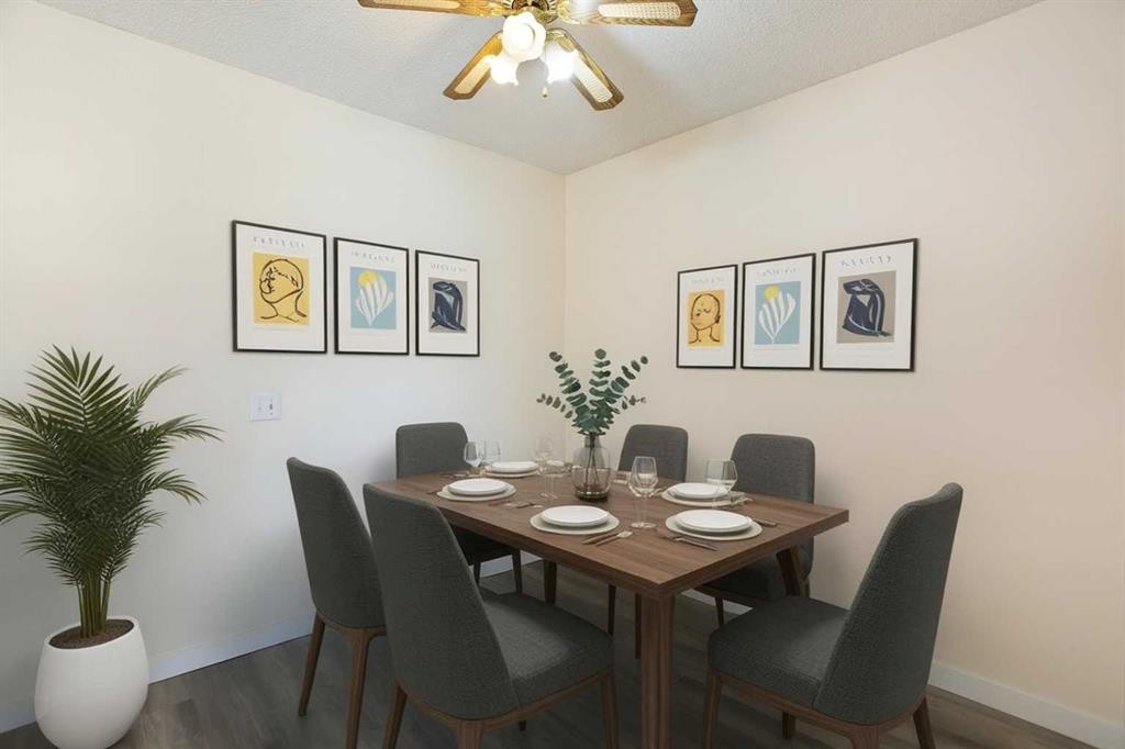 1144 Berkley Drive Nw, Calgary, AB - Indoor Photo Showing Dining Room