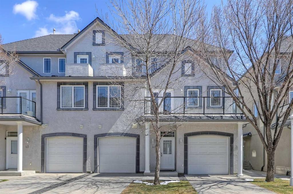 40 Simcoe Place Sw, Calgary, AB - Outdoor With Balcony With Facade