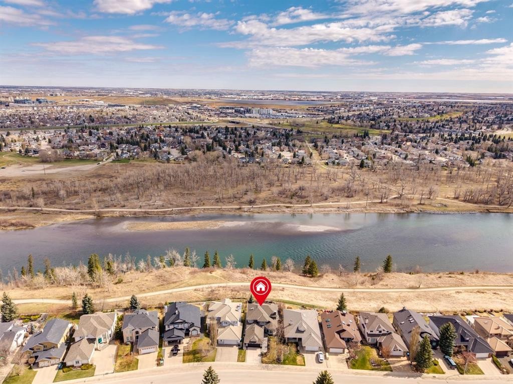 266 Diamond Drive Se, Calgary, AB - Outdoor With Body Of Water With View