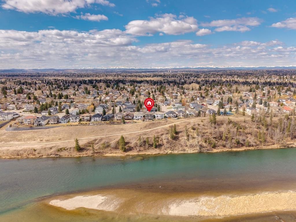 266 Diamond Drive Se, Calgary, AB - Outdoor With Body Of Water With View