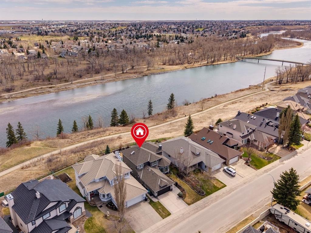 266 Diamond Drive Se, Calgary, AB - Outdoor With Body Of Water With View