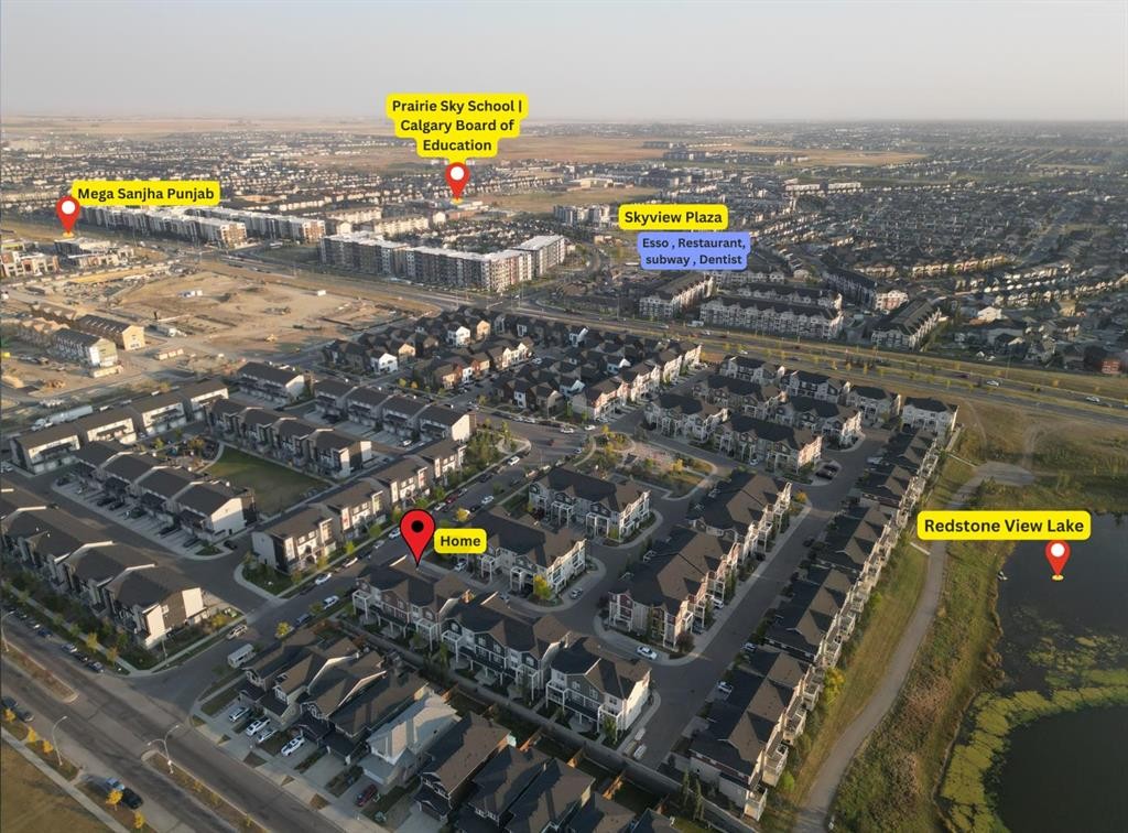 638 Redstone View Ne, Calgary, AB - With View