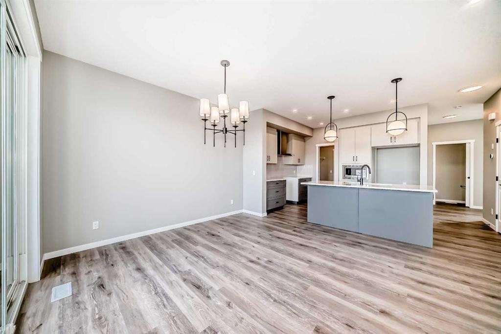 130 Bartlett Row Se, Calgary, AB - Indoor Photo Showing Kitchen With Upgraded Kitchen