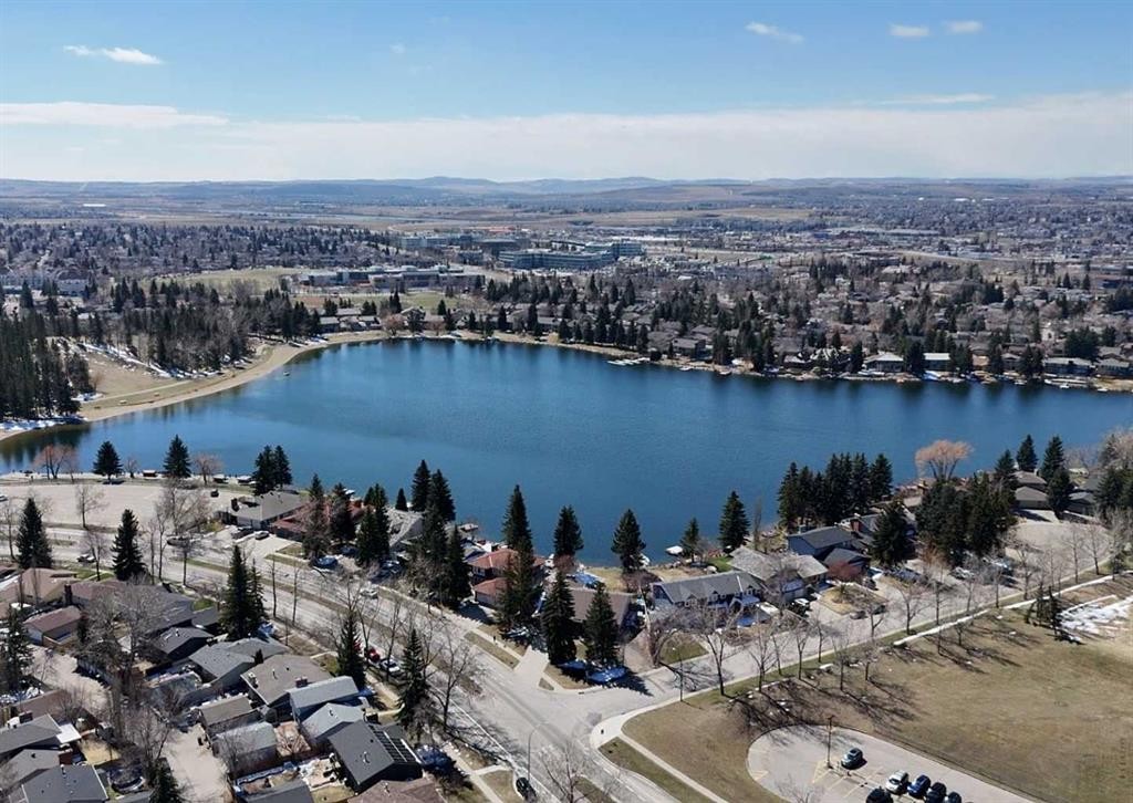 44 Midglen Drive Se, Calgary, AB - Outdoor With Body Of Water With View