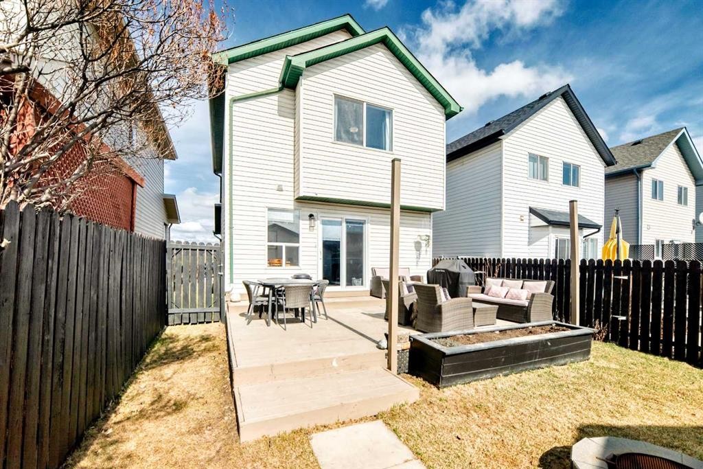 136 Hidden Hills Road Nw, Calgary, AB - Outdoor With Deck Patio Veranda With Exterior