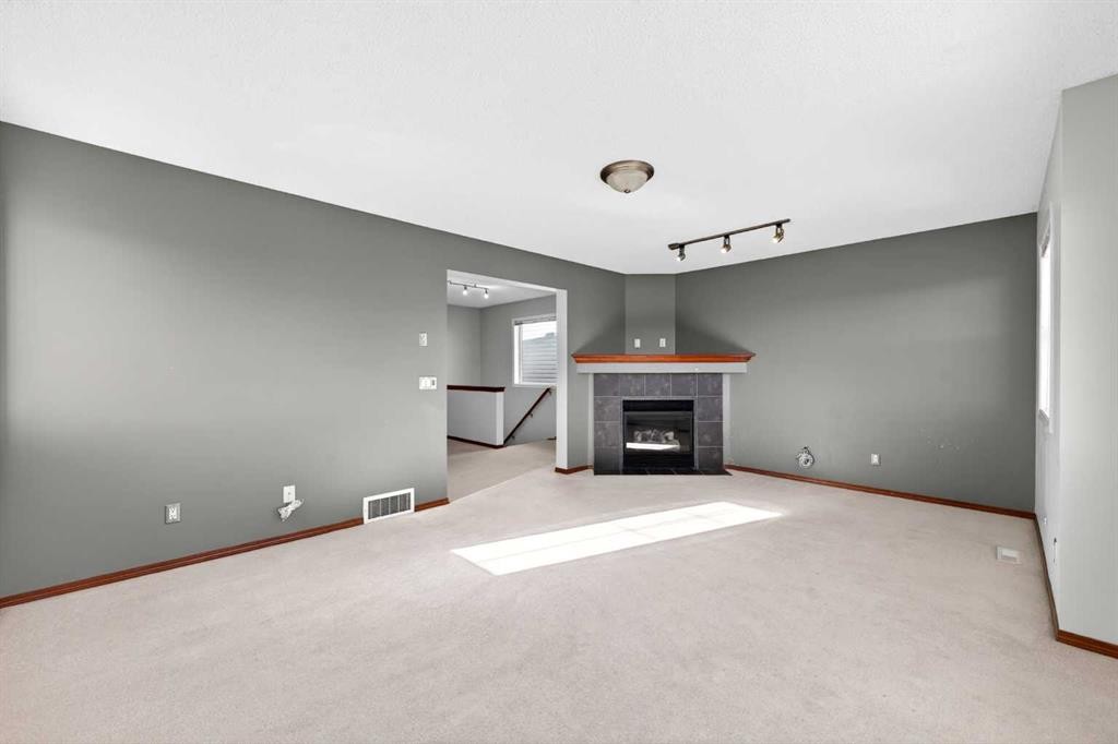 172 Kincora Drive Nw, Calgary, AB - Indoor With Fireplace