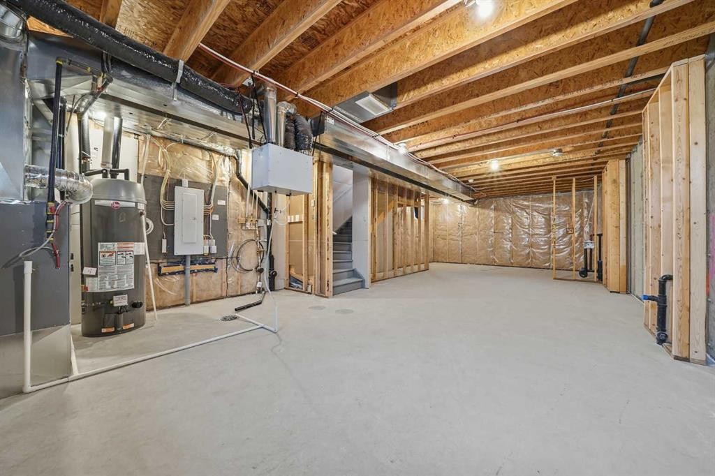 831 Wolf Willow Boulevard Se, Calgary, AB - Indoor Photo Showing Basement