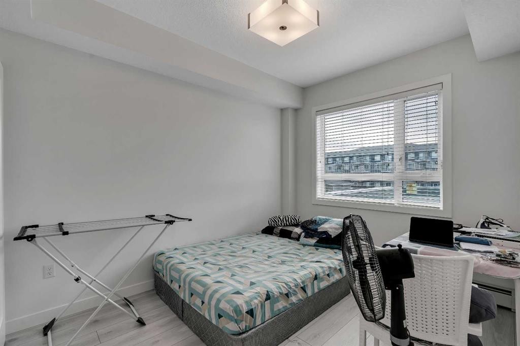 2225-76 Cornerstone Passage Ne, Calgary, AB - Indoor Photo Showing Bedroom