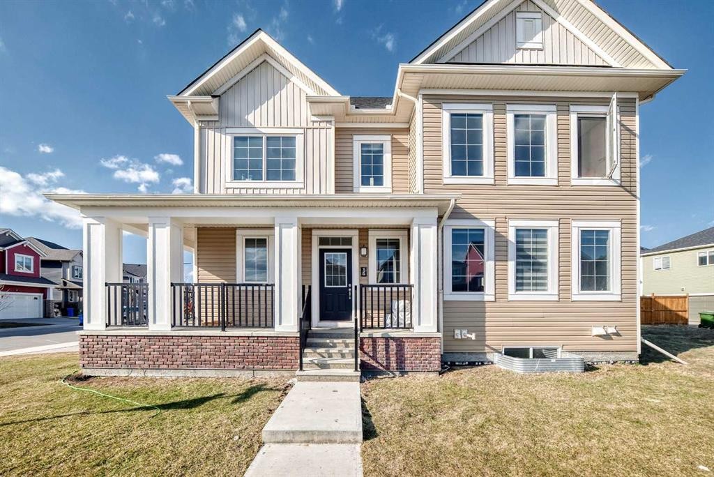 126 Cityspring Gate Ne, Calgary, AB - Outdoor With Deck Patio Veranda With Facade