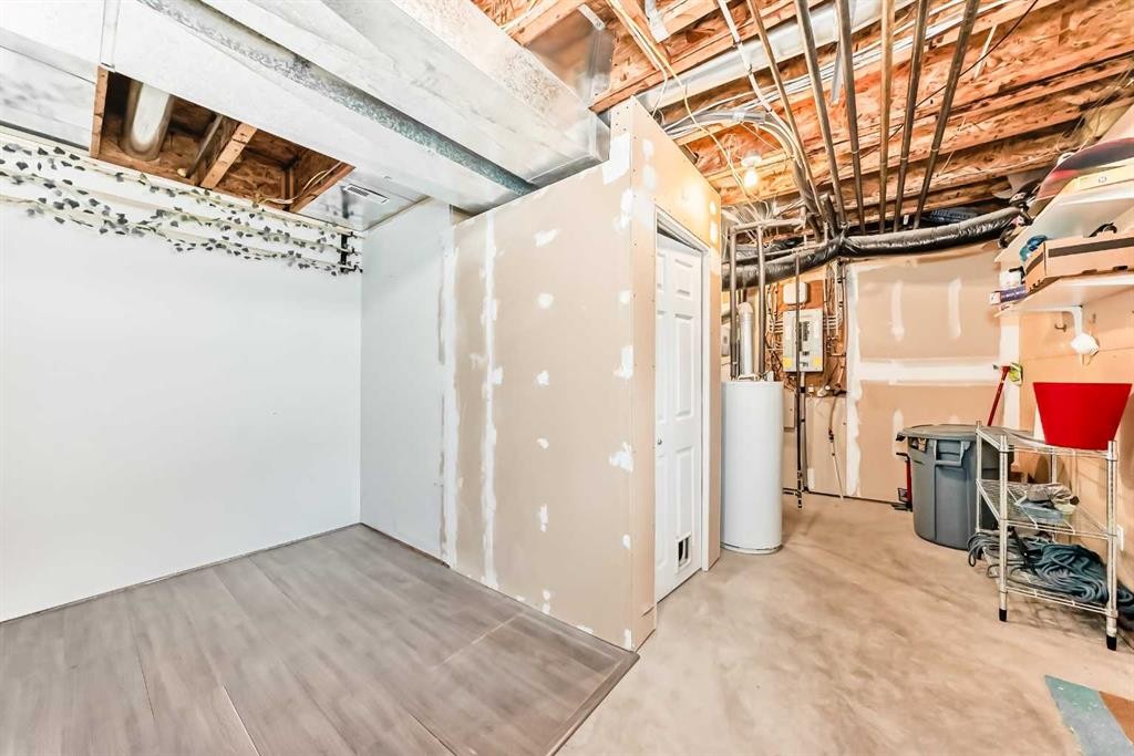 112 Country Village Cape Ne, Calgary, AB - Indoor Photo Showing Basement