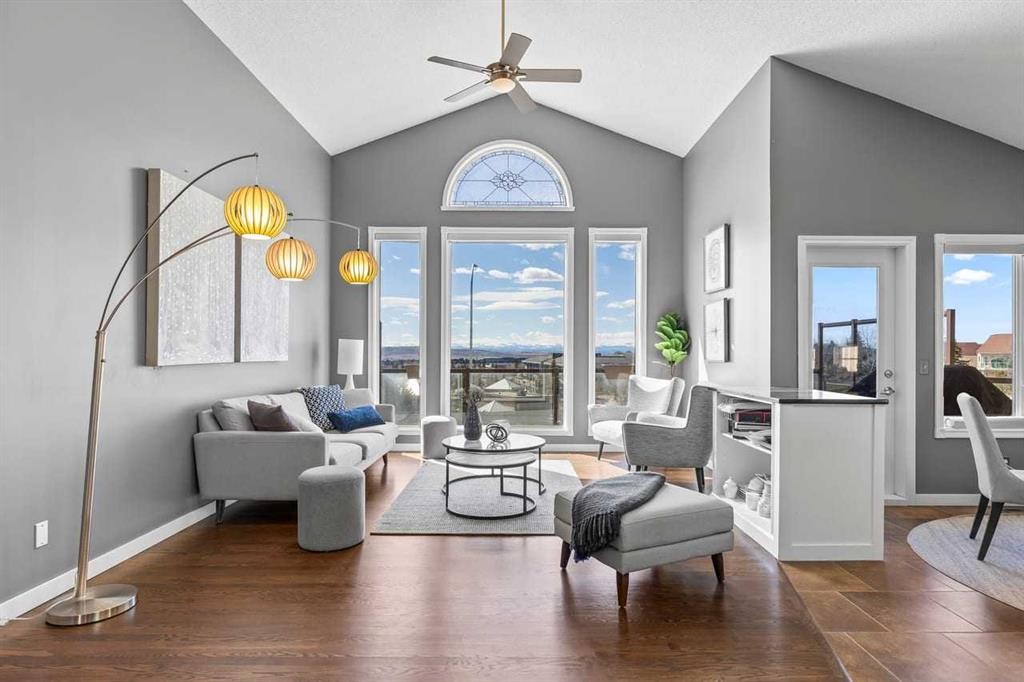 12 Arbour Estates Green Nw, Calgary, AB - Indoor Photo Showing Living Room