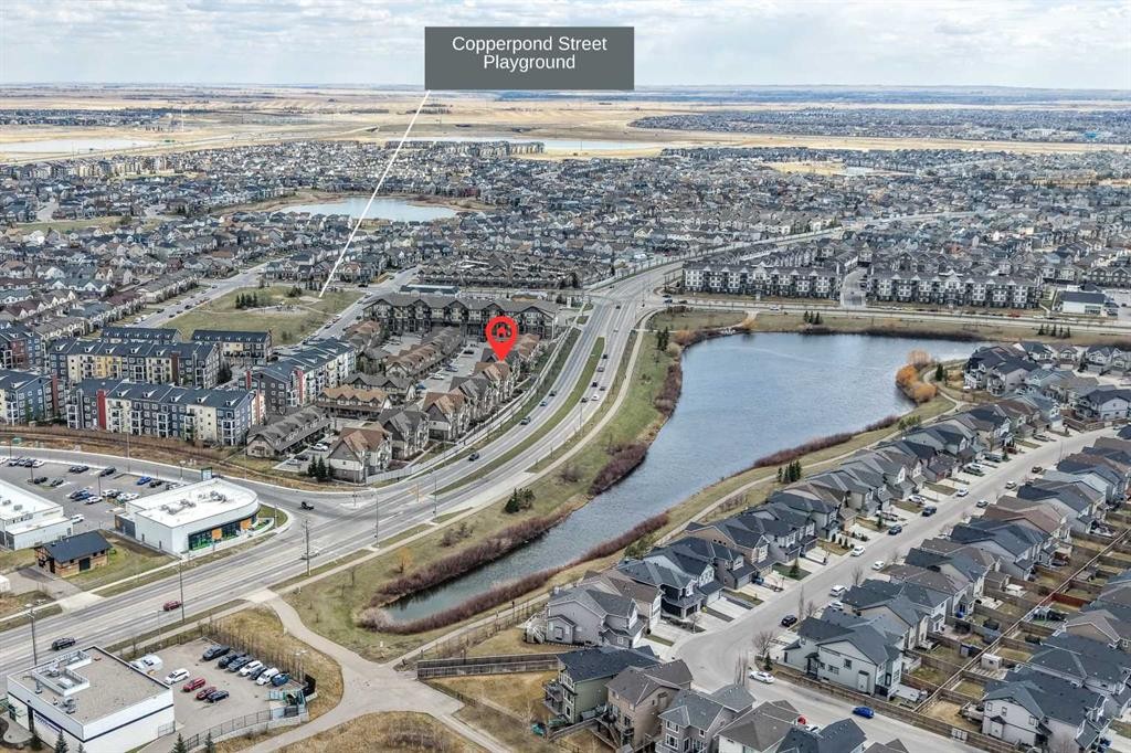 410-121 Copperpond Common Se, Calgary, AB - Outdoor With View