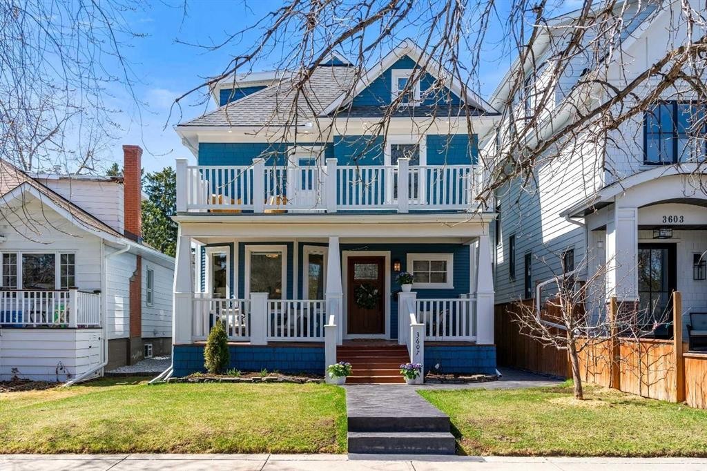 3607 7 Street Sw, Calgary, AB - Outdoor With Deck Patio Veranda With Facade