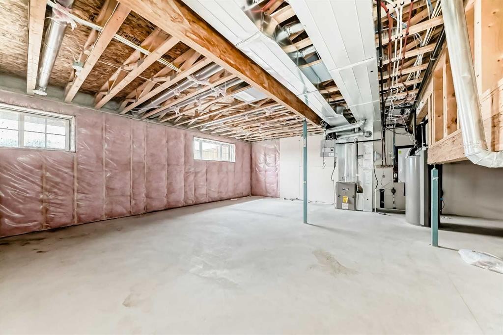 641 Windrow Manor Sw, Airdrie, AB - Indoor Photo Showing Basement