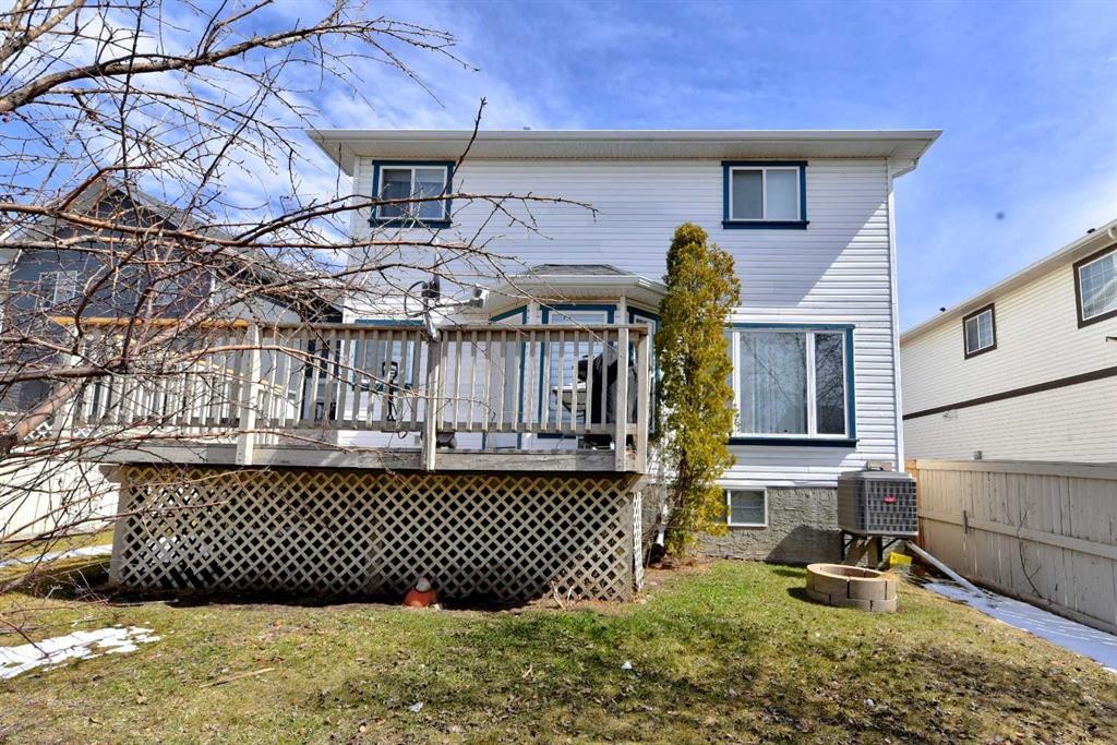 105 Coral Springs Close Ne, Calgary, AB - Outdoor With Deck Patio Veranda
