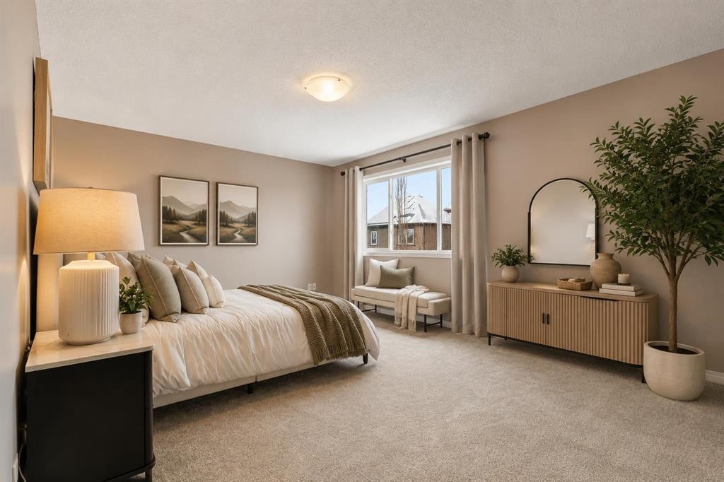 149 Windridge Road Sw, Airdrie, AB - Indoor Photo Showing Bedroom