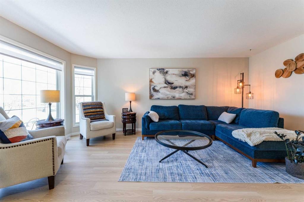 217 Martin Crossing Way Ne, Calgary, AB - Indoor Photo Showing Living Room