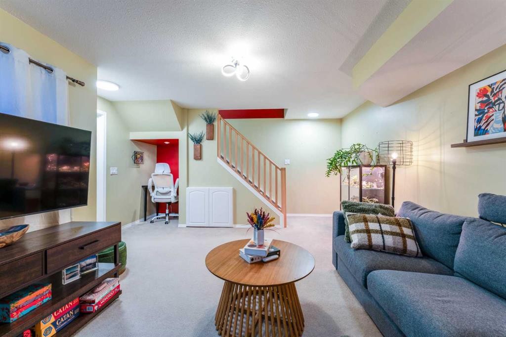 217 Martin Crossing Way Ne, Calgary, AB - Indoor Photo Showing Living Room