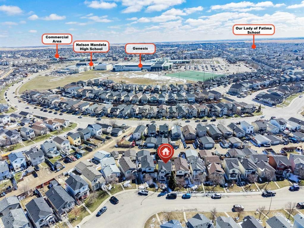 217 Martin Crossing Way Ne, Calgary, AB - Outdoor With View