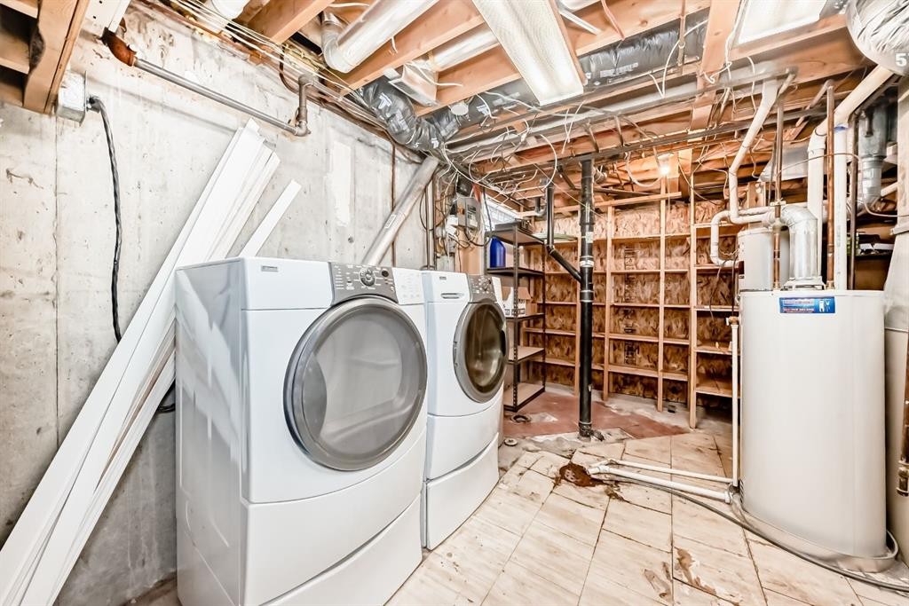 619 Maryvale Way Ne, Calgary, AB - Indoor Photo Showing Laundry Room