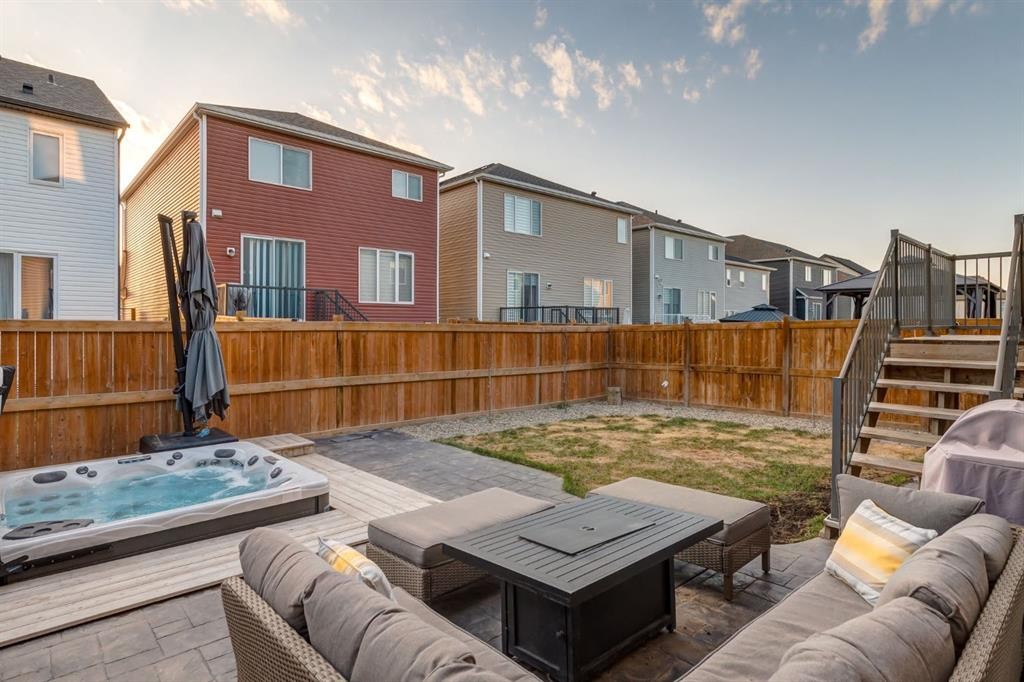 166 Osborne Common Sw, Airdrie, AB - Outdoor With Deck Patio Veranda With Exterior