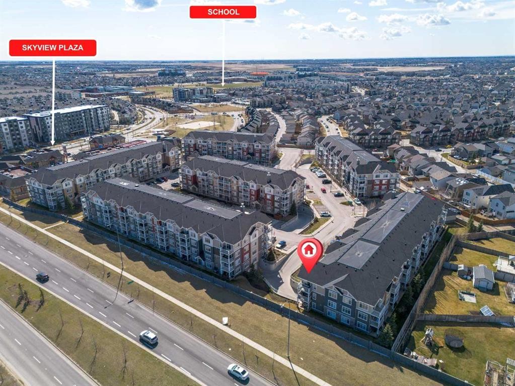 5209-155 Skyview Ranch Way Ne, Calgary, AB - Outdoor With View
