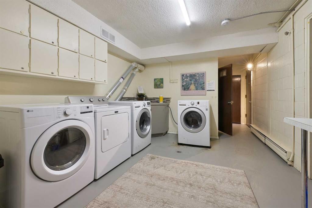 303-524 Cedar Crescent Sw, Calgary, AB - Indoor Photo Showing Laundry Room