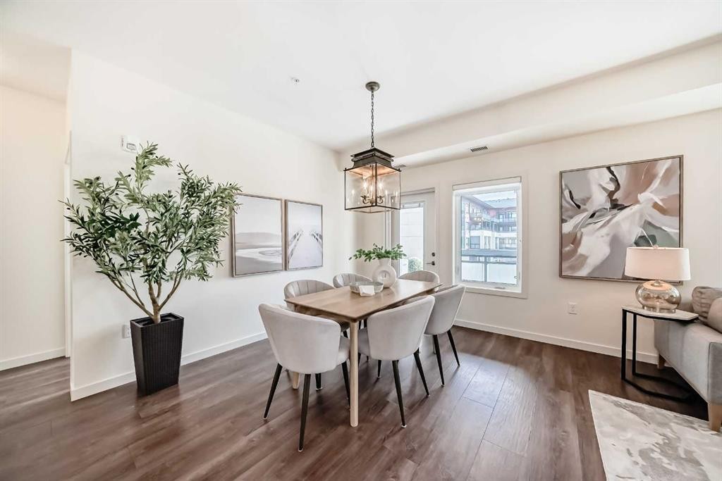 307-12 Mahogany Path Se, Calgary, AB - Indoor Photo Showing Dining Room